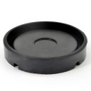 Almohadilla de goma para gato 12,5 x 12,5 x 2,6 cm Almohadilla de elevación redonda con ranura cruzada Protección del umbral del coche 3