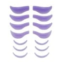 Almohadillas de silicona para extensiones de pestañas permanentes Aplicadores y herramientas para rizar pestañas Alicates 3D Set cosmético 4