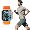 Αλουμινένια θήκη με σκληρυμένο γυαλί για Apple Watch Ultra 1 2 3 49 mm προστατευτική κάλυψη οθόνης 9H ανθεκτική προστασία κατά των γρατσουνιών 11