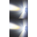 Αλουμινένιο προβολάκι μοτοσικλέτας H4 10000 lm LED λάμπα 70 x 30 mm Ισχυρός μπροστινός φωτισμός για μοτοσικλέτες Σκούτερ ATV Ανθεκτικό σώμα ψύξης 4