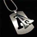 Alphabet Letter Necklace 1