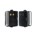 Altavoces de pared exteriores 11,9 × 9,9 × 18,5 cm 2 unidades Pasivos cableados 3 vías 200 W pico Resistentes al agua 3