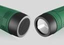 Altavoz Bluetooth con linterna LED y mosquetón para bicicleta y mochila Resistente al agua y a los golpes Batería de 4000 mAh Reproducción 9