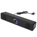 Altavoz Bluetooth para computadora de escritorio de 25 W, micrófono inalámbrico y con cable de doble propósito, sonido estéreo 3D, sistema de audio 1