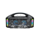 Altavoz Bluetooth portátil de 90 W, IPX7, resistente al agua, graves extra, luces LED, 30 h de autonomía, batería de 6600 mAh, estéreo dual, entrada 3