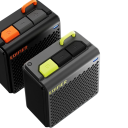 Altavoz portátil impermeable Bluetooth 5.3 para acampar y hacer senderismo. Altavoz estéreo ligero. 8 horas de reproducción. Banda ancha 8
