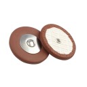 Alto Saxophone Leather Pads 26 pcs Universal Pads with Fine Leather Buttons Replacement Set for Accurate Sealing of Keys Long Lifespan 2