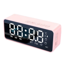 Altoparlante Bluetooth wireless G50 con radio FM, sveglia e display a specchio, controllo vocale e supporto per schede di memoria 4