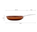Alumiininen keittiöpannu 25 cm 6