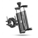 Aluminium Fahrrad Handyhalter mit 4 Krallen Für Telefone 58–88 mm Lenker 22,2–31,8 mm Drehbar 360° Für MTB und E-Bike 3