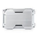 Aluminium reishoes voor documenten en betaalkaarten met bescherming tegen scannen Stevige behuizing met geribbelde oppervlakte 10,4 x 6,8 4