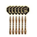 Aluminium Shafts and Flights for Darts 12 pcs T963 6