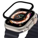 Alumínium tok edzett üveggel az Apple Watch Ultra 1 2 3 49 mm kijelzővédő burkolat 9H karcálló védelem 1