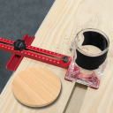 Aluminiumsfræserholder 9-61 cm Justerbar føring til lige og cirkulære spor Arbejdsværktøj til præcisionsfræsning 4