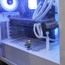 Aluminiumstöd för GPU och CPU mot hängning Justerbar längd 7,3–12 cm Magnetisk bas Grafikkortshållare PC 2