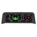Älykäs GPS HUD Vaakasuora nopeusmittari 15 x 6 x 7 cm Digitaalinen kierroslukumittari Kompassi Kello Jännite Lämpötila Hälytys 12V Liukumaton alusta 1