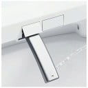 Älykäs wc-istuin, jossa on bidee Lämmitettävä istuin ja lämpimällä ilmalla kuivaus 475 x 435 x 110 mm LED-näyttö V-muotoisena Valkoinen 7