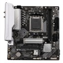 AM5-kannan ja B650-siruston emolevy AMD Ryzen 7000–9000:lle DDR5 Wi-Fi ja 2,5 Gb LAN sekä M.2 PCIe 4.0 mustavalkoisena 2