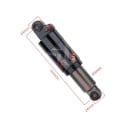 Amortecedor Traseiro de Ar MEROCA 165 mm de Curso 45 mm Olho 24 mm Liga Preto para Bicicleta de Montanha Scooter e Bicicleta Dobrável Acessórios 2