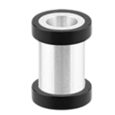 Amortiguador trasero blando para bicicleta 22 mm de construcción compacta negro-plata para la suspensión de la parte trasera de la bicicleta 1