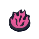 Amortisseur de vibrations pour raquette de tennis avec motif de flamme Accessoire sportif pour joueurs de tennis Amortissement confortable des coups Équipement de tennis 2