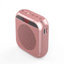 Amplificador de voz com microfone Megafone portátil e altifalante Reprodução a partir de USB e cartão TF 8,4 x 2,8 x 9,2 cm Rosa Para amplificação 1