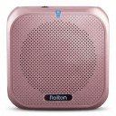 Amplificador de voz Rolton con micrófono de diadema Altavoz portátil con clip Micrófono mini cableado 85 x 85 x 34 mm Para amplificar la voz 10