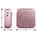 Amplificador de voz Rolton K400 con micrófono con cable Compatible con USB y tarjeta TF Salida de 5 W Batería de 1200 mAh 8 h de duración 5