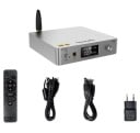 Amplificador digital bluetooth inalámbrico con decodificador HiFi y control remoto Bluetooth 5.0 Puerto óptico y coaxial Conectores RCA y USB 3
