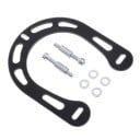 Amplificateur de frein pour vélo V-brake 11,5 × 13,5 cm en alliage d'aluminium noir-argent stabilisateur de performance de freinage pour VTT 6