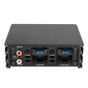 Amplificateur de voiture 4 canaux 60 W x 4 puissance maximale 240 W 12 x 10 x 4 cm classe A/B noir pour autoradios Android subwoofers et haut-parleurs 4