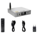 Amplificator digital wireless bluetooth cu decodor HiFi și telecomandă Bluetooth 5.0 Port optic și coaxial Conectori RCA și USB 3