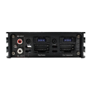 Amplificator DSP auto KUERL 4canal AB 60 W x 4 RMS 12 x 10 x 4 cm aluminiu negru pentru autoradio Android cu ecran mare 2