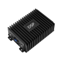 Amplificatore DSP per auto 4 canali 80 W x 4 processore audio 14,5 x 9,4 x 4,4 cm alluminio classe AB nero per Android subwoofer e altoparlanti 1