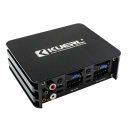 Amplificatore DSP per auto KUERL 4 canali classe AB 60 W x 4 RMS 12 x 10 x 4 cm alluminio nero per autoradio Android con grande schermo 1