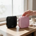 Amplificatore vocale Rolton con microfono a cuffia Altoparlante portatile con clip Microfono mini cablato 85 x 85 x 34 mm Per amplificare la voce 2