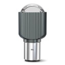 Ampoule LED BA20D pour moto Corps en aluminium et puces CSP Couleur blanche Feux de croisement et feux de route Pour phares de motos et scooters 1
