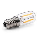 Ampoule LED dimmable T20 E14 Forme tubulaire avec filaments LED 1 W 220–240 V 55 x 20 mm Ampoule transparente Lumière blanche 4500 K Pour lampes et luminaires 2