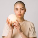 Ampoule LED G80 en forme de boule Opale blanche opaque 11,5 x 8 cm Douille à vis Lumière blanche chaude 3000 K Pour lampes et luminaires 3