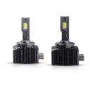 Ampoules LED D8S pour phares remplacement xenon Canbus 30000 lm 6000K 12–24 V aluminium avec ventilateur noires pour voitures avec HID xenon 2 pcs 1