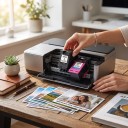 Ανακαινισμένες μελάνες HP 305XL Σετ Μαύρη και Τριχρωμία 18 ml Με τσιπ Για εκτυπωτές HP DeskJet 2700 2720 4110 4120 και Envy 6020 3