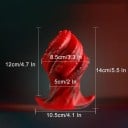 Anale plug in de vorm van een gebalde octopusvuist, maat M, gemaakt van zachte siliconen voor intense fisting-ervaringen, eenvoudig onderhoud 2