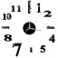 Analogowy zegar ścienny 15
