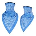 Åndbar ansigt- og halsedisse med trekantet spids og paisley-mønster i universel størrelse til motorcykel, ski og vandreture unisex 12
