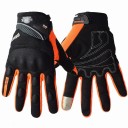 Andningsbara helfingermotorcykelhandskar unisex racingstil halkfria sporthandskar snygga hållbara bärbara design 3