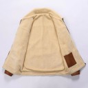 Ανδρική δερμάτινη μπουφάν με επένδυση 2