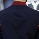 Ανδρικό ανοιξιάτικο/φθινοπωρινό μπουφάν με ρίγες J2595 6