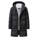 Ανδρικό χειμερινό μπουφάν Ανθεκτική στον άνεμο κατασκευή Κλείσιμο με φερμουάρ και κουμπιά Πρακτικές τσέπες Ζεστή βαμβακερή επένδυση 2