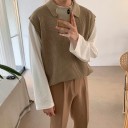 Ανδρικό γιλέκο με γιακά F304 2