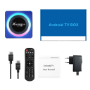 Android 13 TV-box medieströmningsspelare 4K 60fps 4+32GB HDMI-kabel fjärrkontroll WiFi 2.4G 5G Ethernet Bluetooth USB 5